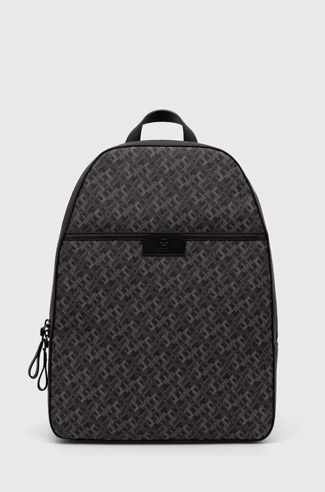 Рюкзак Tommy Hilfiger чоловічий колір чорний великий візерунок