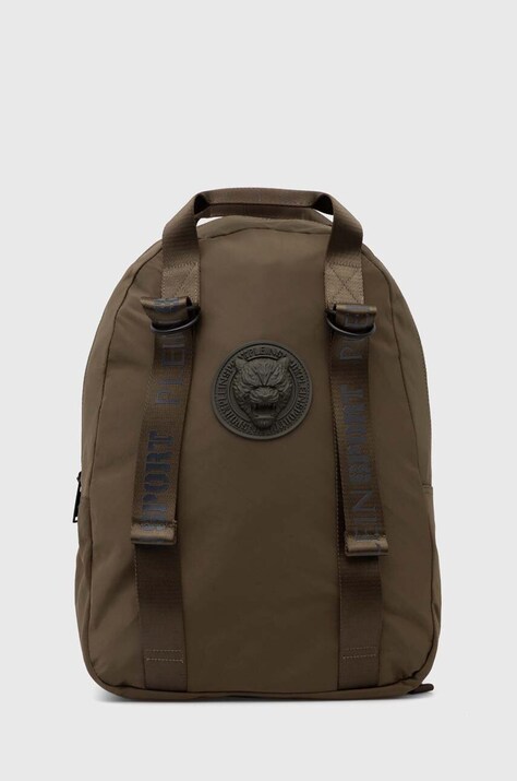 PLEIN SPORT rucsac barbati, culoarea maro, mare, cu imprimeu