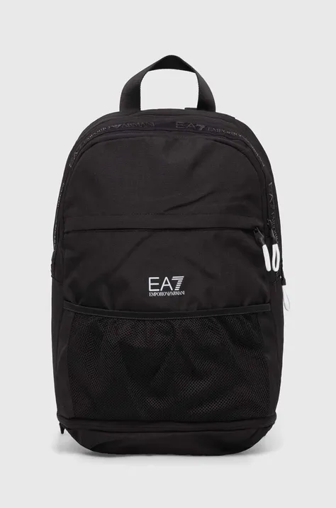 Рюкзак EA7 Emporio Armani мужской цвет чёрный большой однотонный