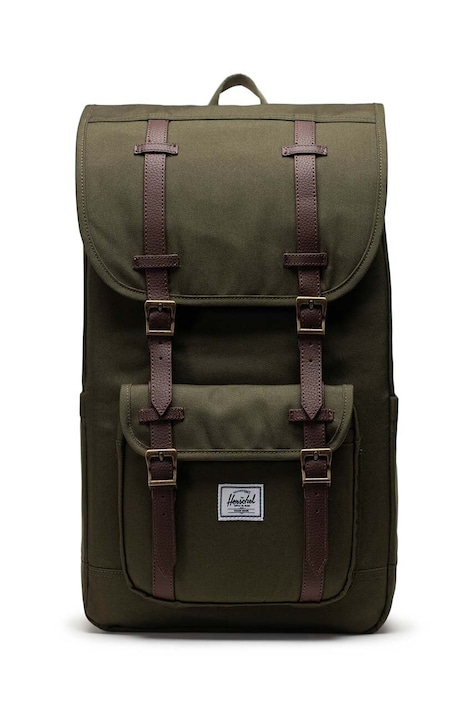 Herschel plecak Little America™ kolor zielony duży gładki