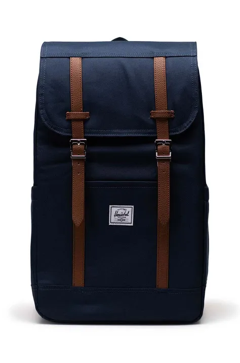 Рюкзак Herschel Retreat Backpack колір синій великий однотонний