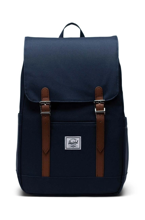 Herschel hátizsák Retreat Small Backpack sötétkék, nagy, sima