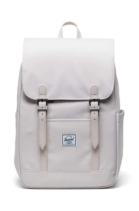 Herschel plecak Retreat Small Backpack kolor beżowy duży gładki