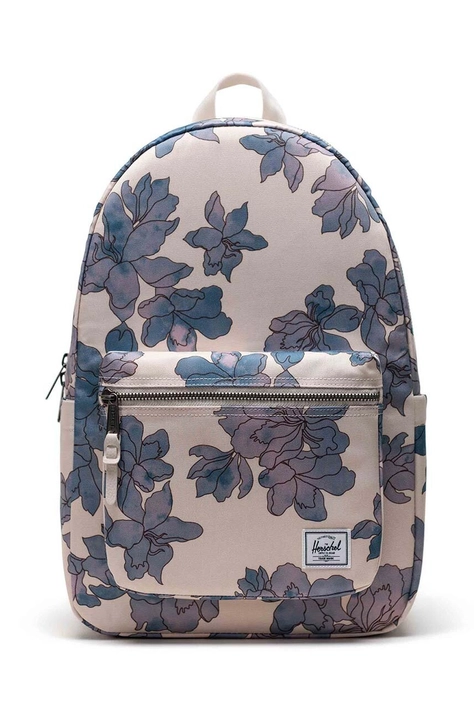 Рюкзак Herschel Settlement Backpack колір бежевий великий візерунок