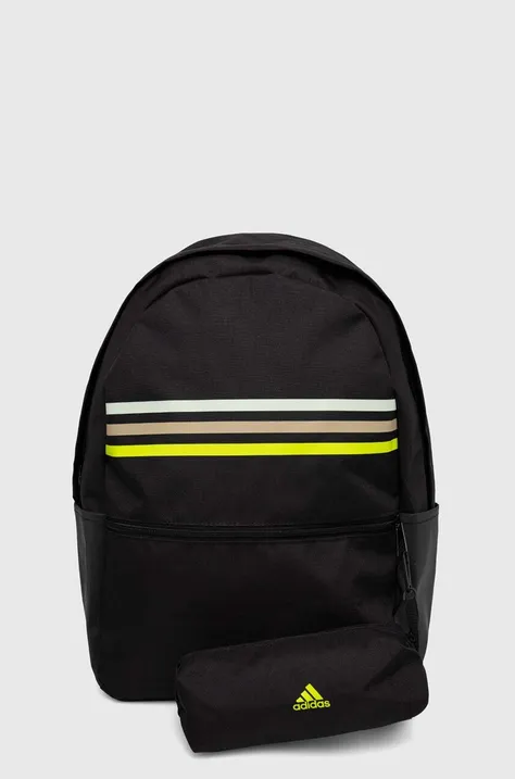 adidas plecak kolor czarny duży wzorzysty IP9846