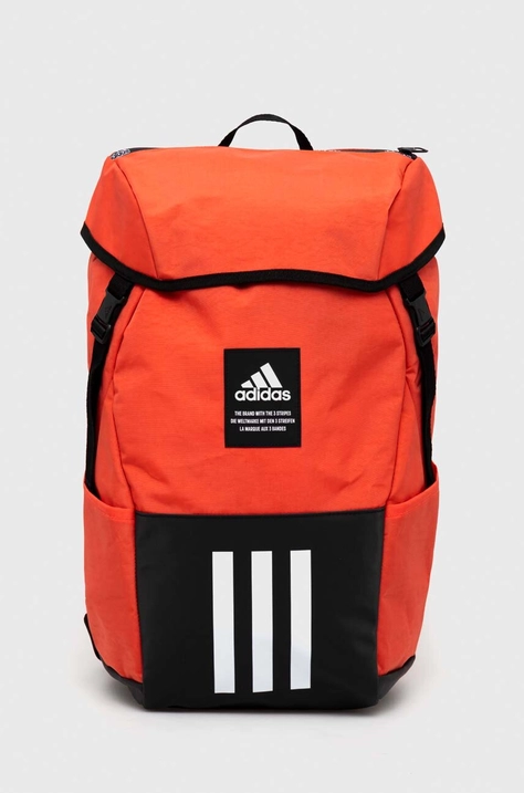 Ruksak adidas boja: crvena, veliki, s tiskom