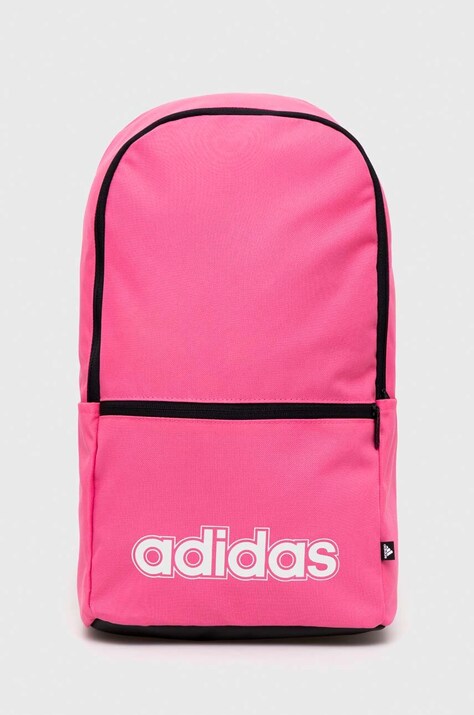 Рюкзак adidas колір рожевий великий з принтом