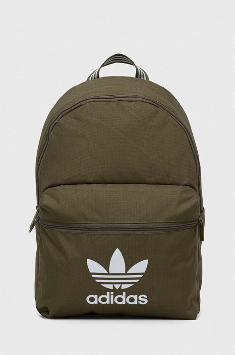 adidas Originals rucsac culoarea verde, mare, cu imprimeu IS4361
