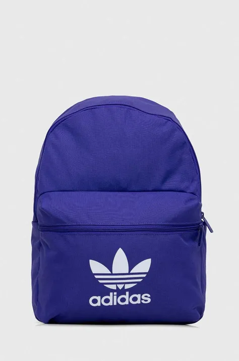 adidas Originals plecak kolor fioletowy duży z nadrukiem