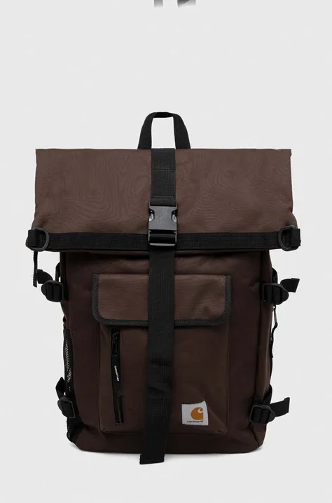 Рюкзак Carhartt WIP Philis Backpack колір коричневий великий однотонний I031575.47XX