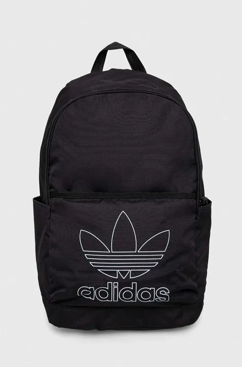 adidas Originals plecak kolor czarny mały z nadrukiem IT7602