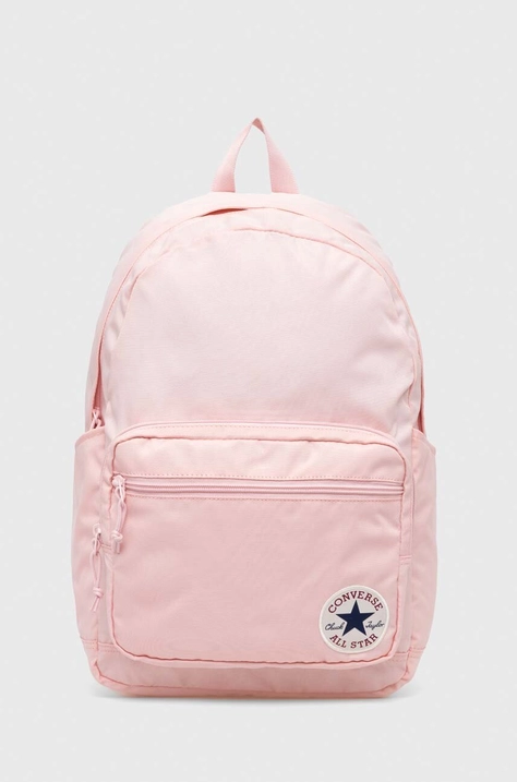 Converse rucsac culoarea roz, mare, cu imprimeu