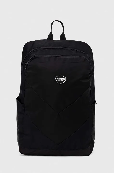 Рюкзак Hummel колір чорний великий однотонний