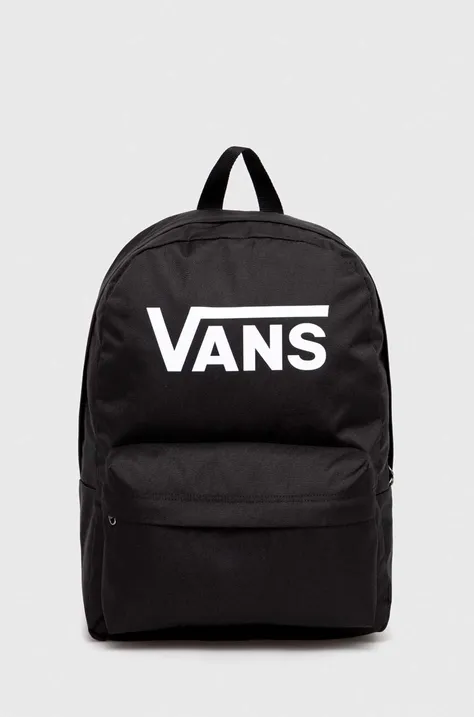 Vans rucsac culoarea negru, mare, neted