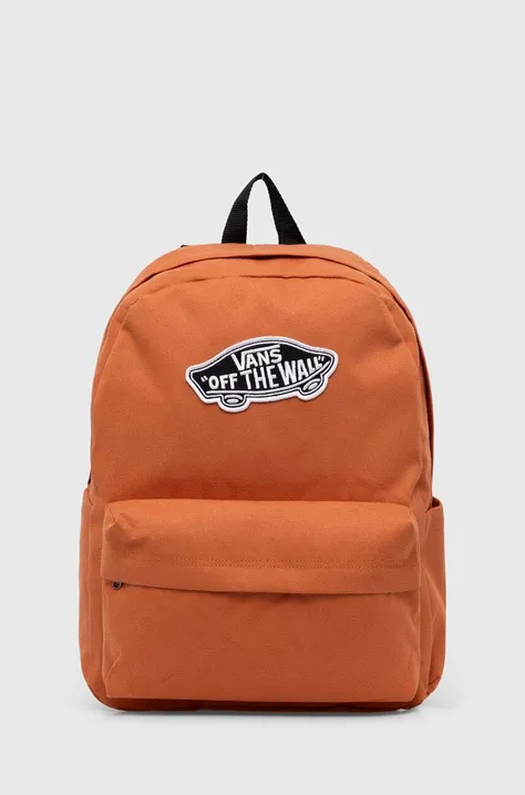 Рюкзак Vans цвет оранжевый большой с аппликацией