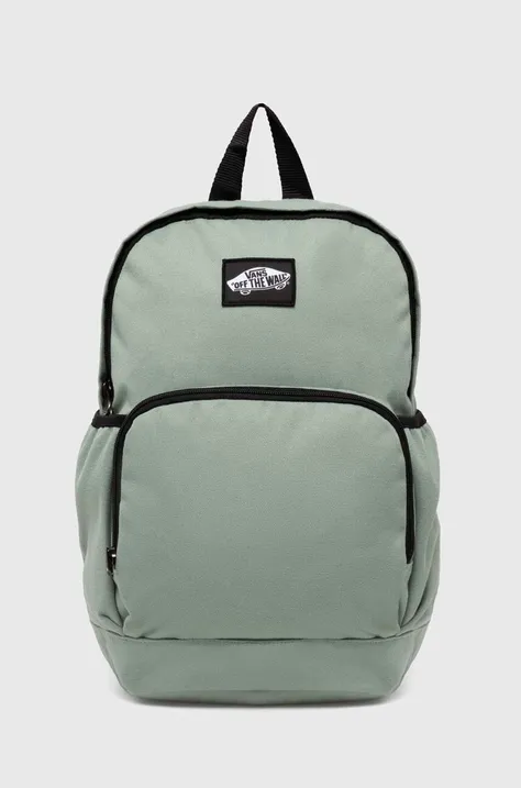 Vans plecak kolor zielony duży gładki