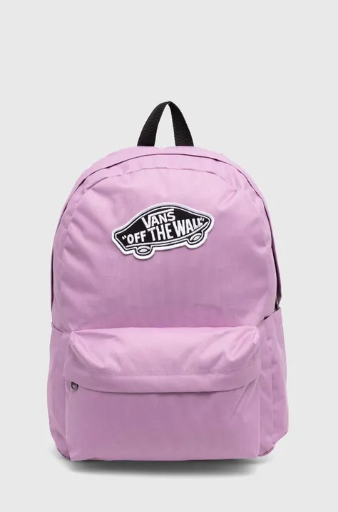Vans plecak kolor fioletowy duży gładki