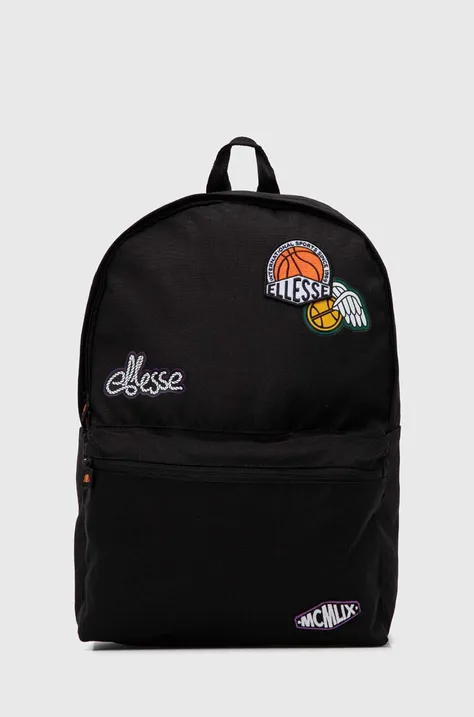 Рюкзак Ellesse Sazino Backpack колір чорний великий з аплікацією SAVA3600