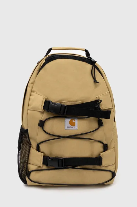 Ruksak Carhartt WIP Kickflip Backpack boja: bež, mali, bez uzorka, I031468.1YKXX