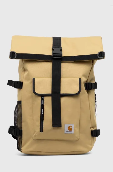 Раница Carhartt WIP Philis Backpack в бежово голям размер с изчистен дизайн I031575.1YKXX
