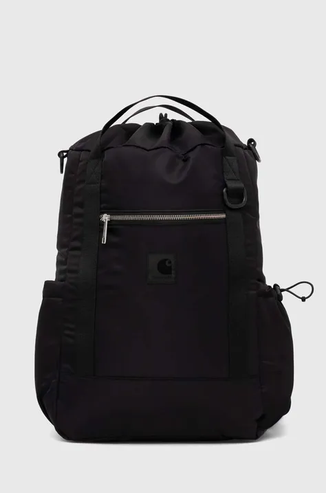 Batoh Carhartt WIP Otley Backpack černá barva, velký, hladký, I033100.89XX