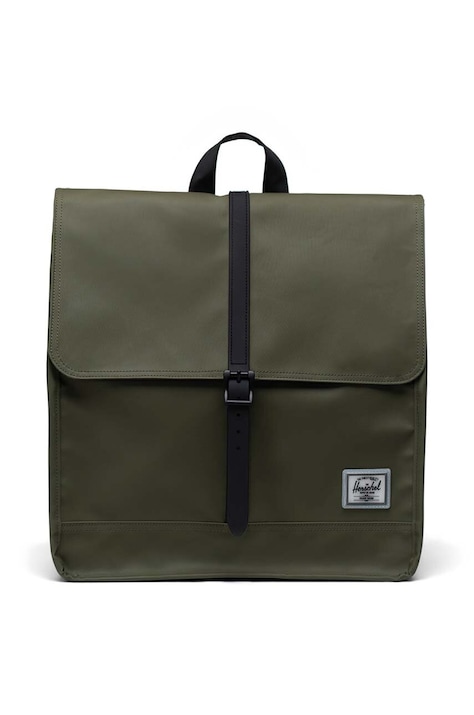 Раница Herschel City Backpack в зелено голям размер с изчистен дизайн