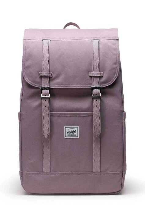 Herschel rucsac Retreat Backpack culoarea violet, mare, neted