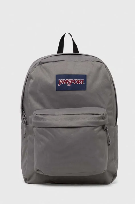 Рюкзак Jansport цвет серый большой с аппликацией