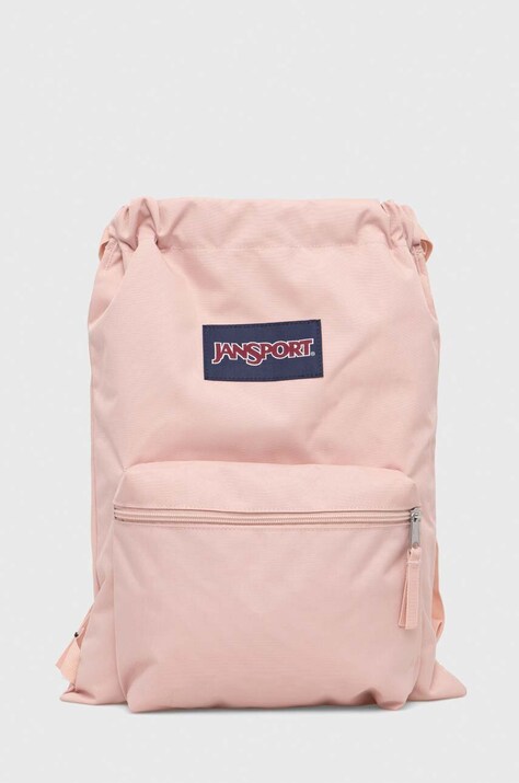 Jansport hátizsák rózsaszín, nyomott mintás