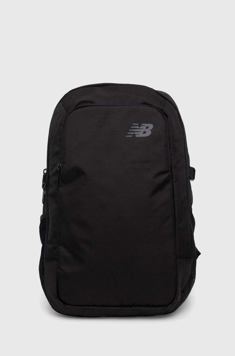 New Balance rucsac culoarea negru, mare, neted, LAB23091BK