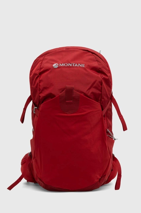 Montane rucsac Azote 25 culoarea rosu, mare, neted, PAZ25