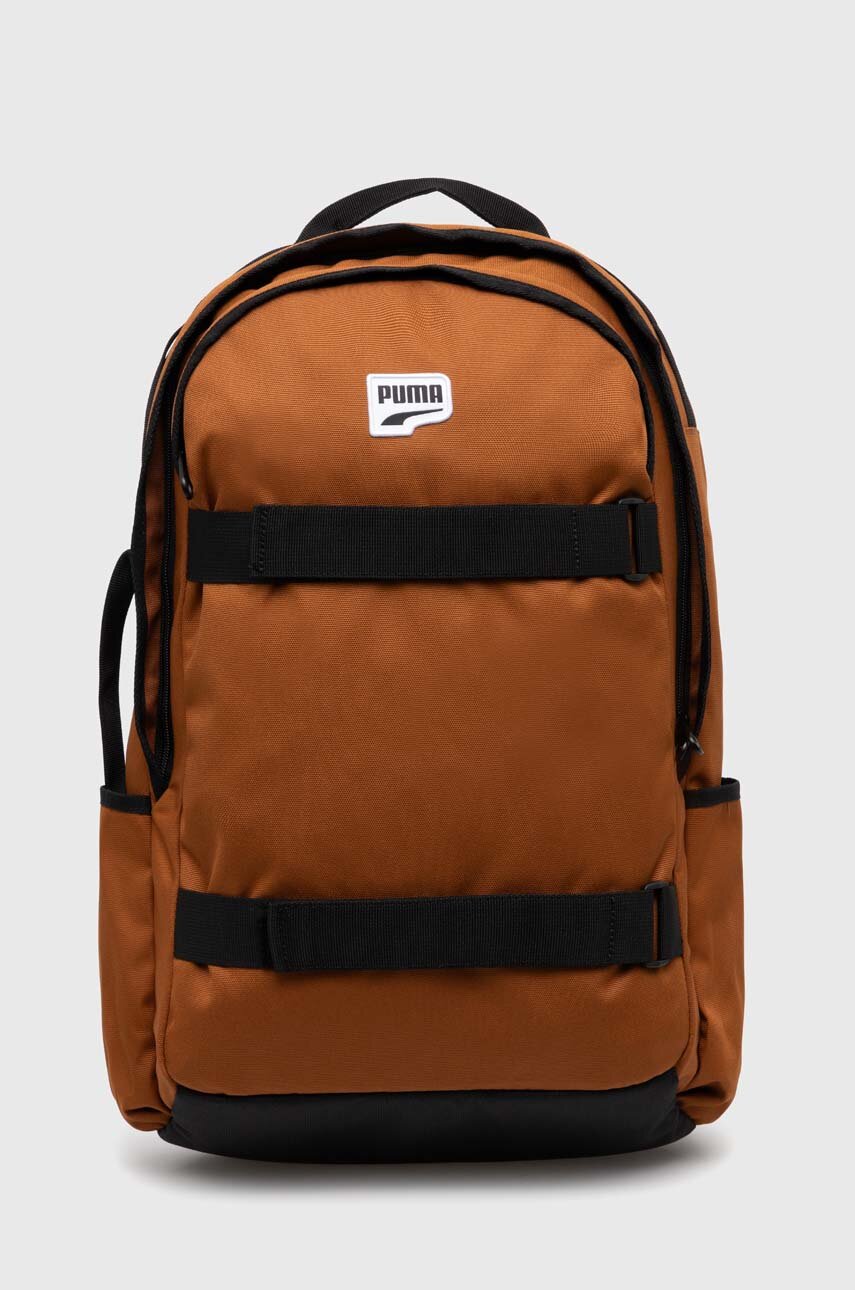 Ruksak Puma Downtown Backpack boja: smeđa, veliki, bez uzorka, 902550