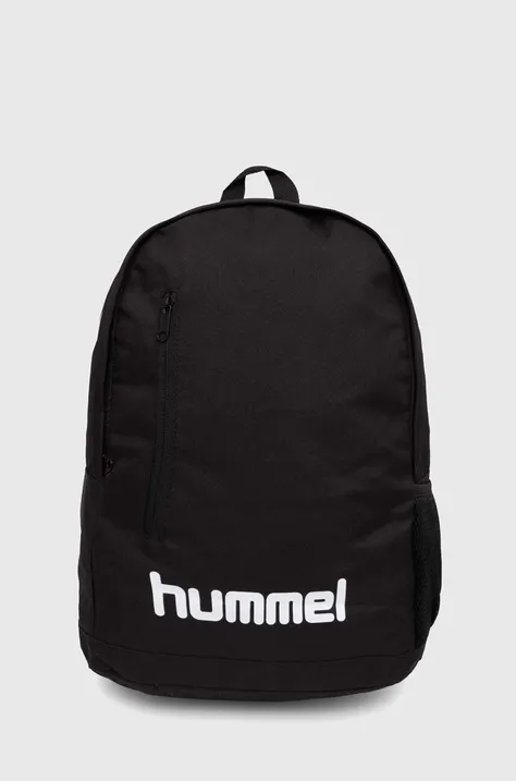 Ruksak Hummel CORE BACK PACK čierna farba, veľký, s potlačou, 206996