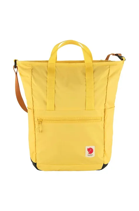 Fjallraven plecak High Coast Totepack kolor żółty duży gładki F23225.130