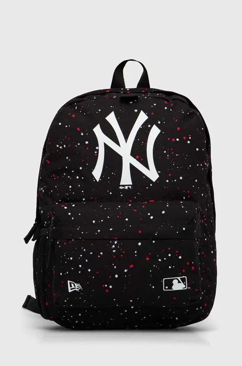 New Era plecak AOP NEW YORK YANKEES kolor czarny duży wzorzysty 60503765