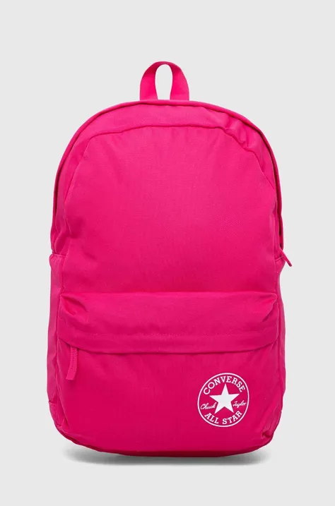 Converse plecak kolor różowy duży z nadrukiem 10025962-A17