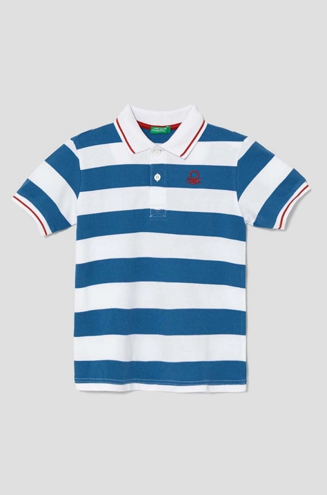 United Colors of Benetton tricouri polo din bumbac pentru copii modelator