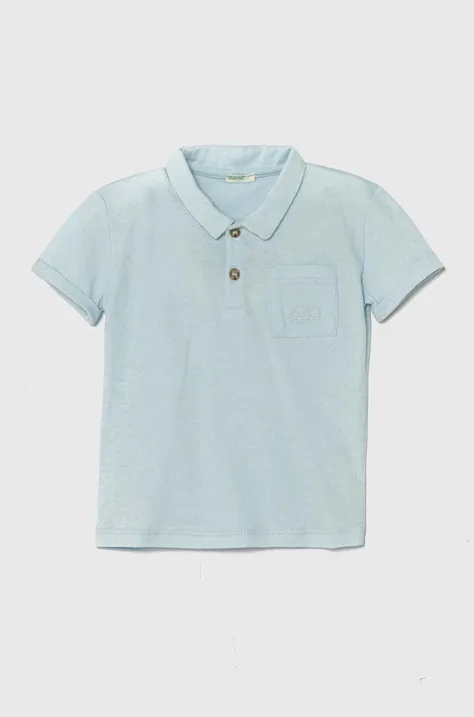 Polo majica za bebe United Colors of Benetton bez uzorka