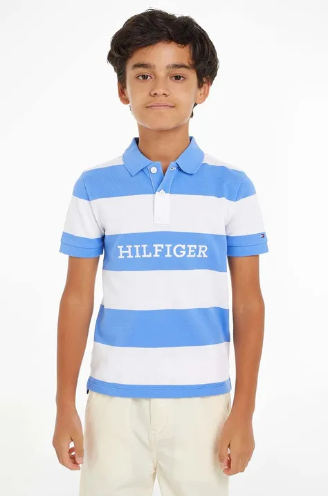 Παιδικά βαμβακερά μπλουζάκια πόλο Tommy Hilfiger