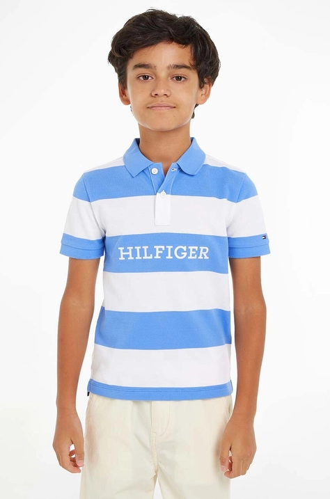 Tommy Hilfiger tricouri polo din bumbac pentru copii modelator