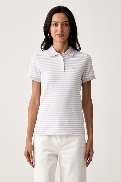 Levi's polo damskie bawełniane z elastanem LEVI'S HM fioletowe 52599