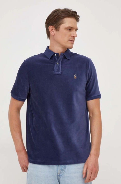 Πόλο Polo Ralph Lauren χρώμα: ναυτικό μπλε