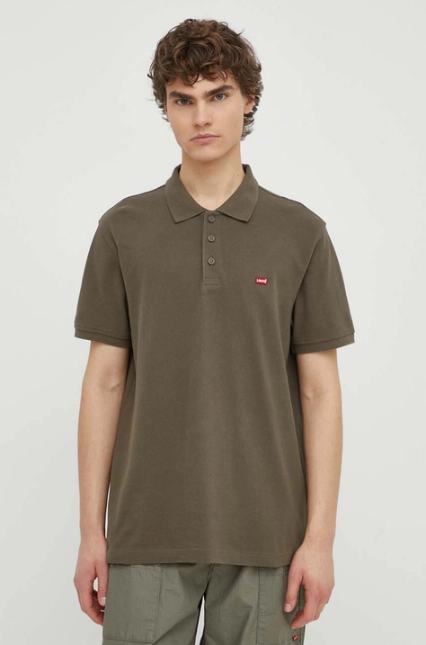 Levi's polo in cotone colore verde