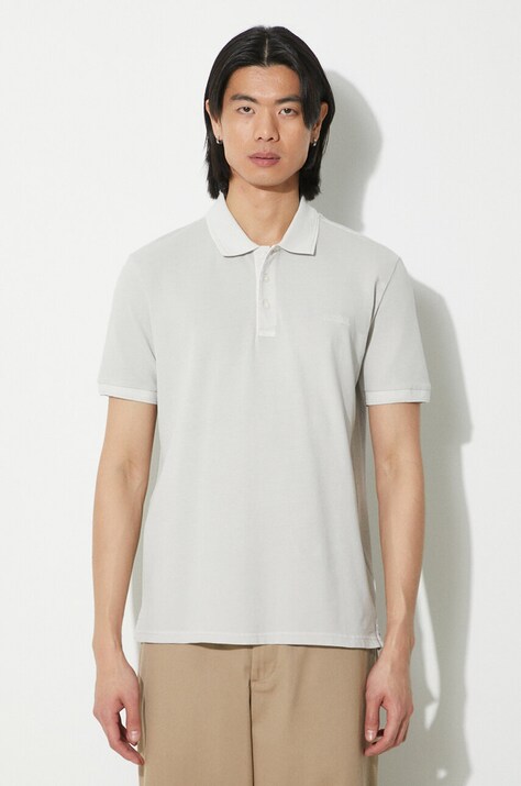 Woolrich polo Mackinack Polo męski kolor szary gładki CFWOPO0065MRUT1483