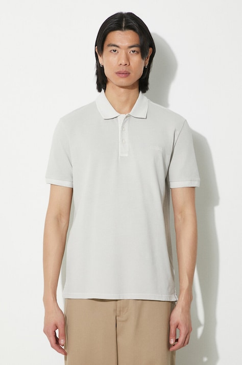 Woolrich polo Mackinack Polo męski kolor szary gładki CFWOPO0065MRUT1483