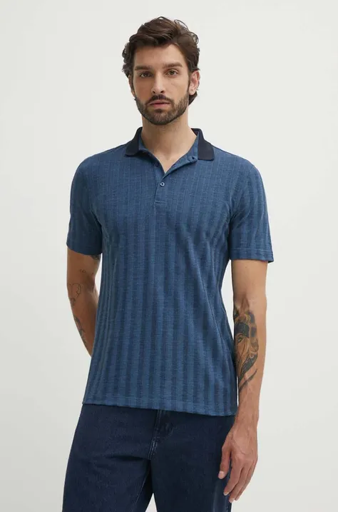 Sisley tricou polo barbati, modelator, 32CAS300P