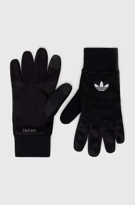 Γάντια adidas Originals χρώμα: μαύρο