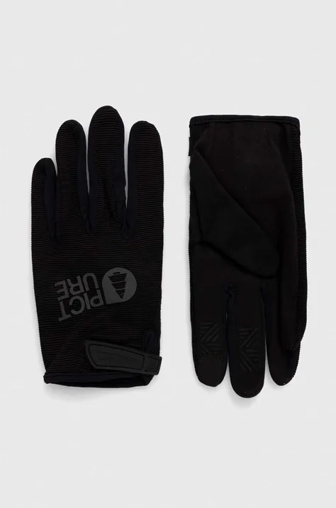 Cyklistické rukavice Picture Pukara čierna farba, GT164