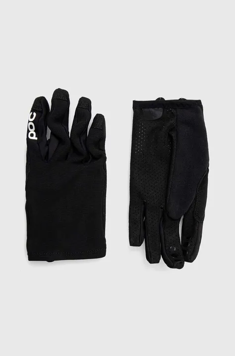 Cyklistické rukavice POC Resistance Enduro čierna farba