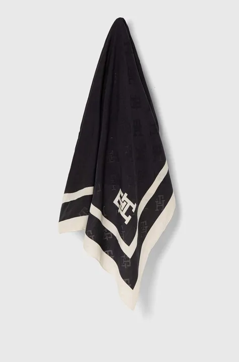 Hedvábný šátek Tommy Hilfiger AW0AW16187